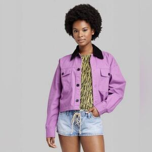 Purple w/ Black Trim Jacket